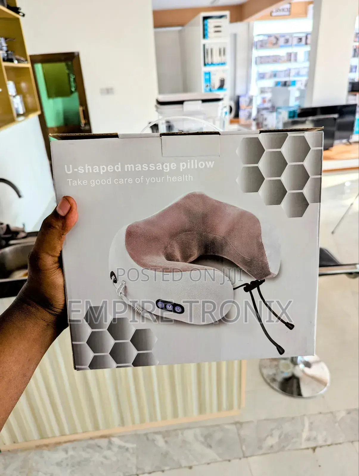 Portable Rechargeable U-Shaped Massage Pillow