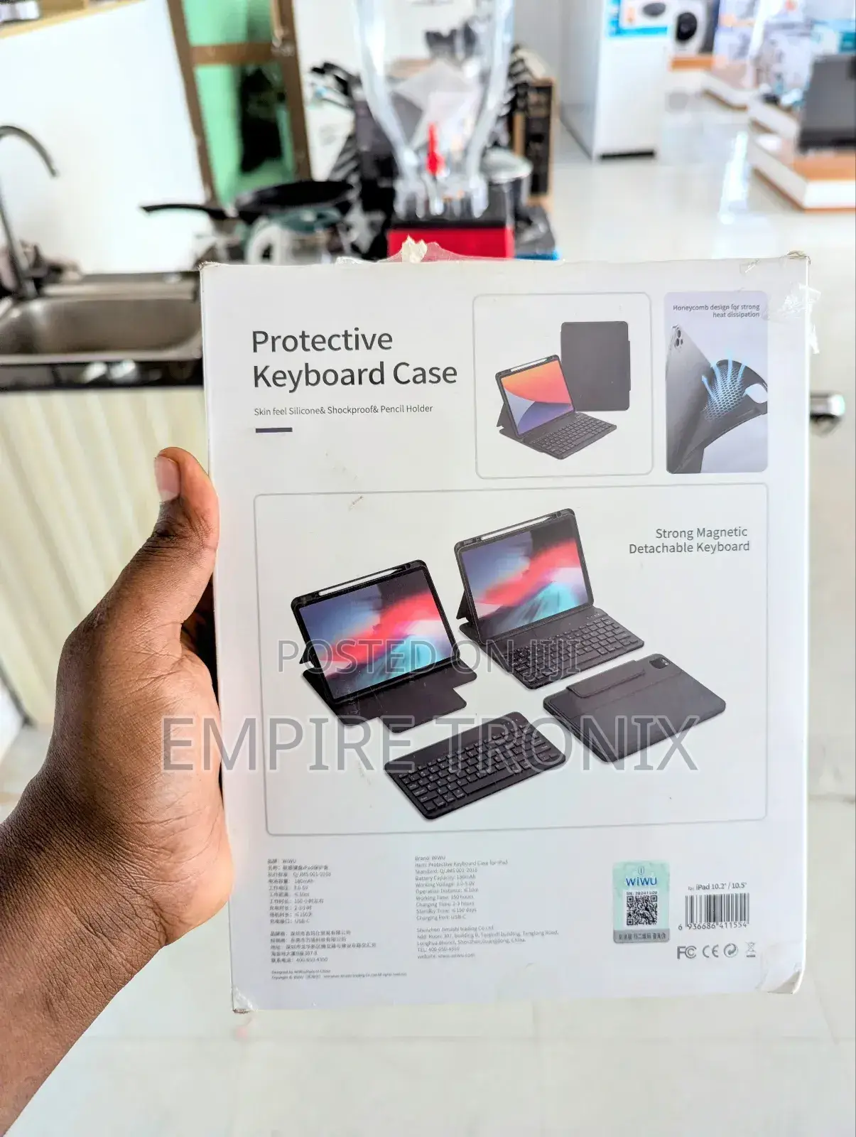WIWU Mag iPad Keyboard Case for 10.2"/10.5" - Black