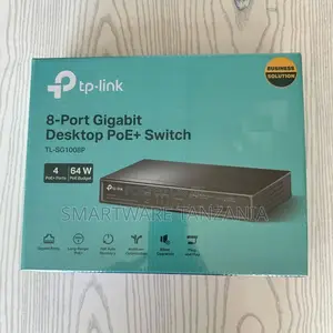 8-port 10/100mbps Desktop Switch With 4-port Poe+