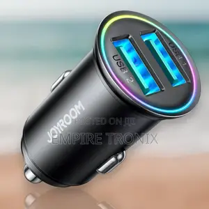 Mini Metal Car Charger JR-CCN06 With Dual PD Ports