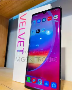 New LG Velvet 128 GB Black