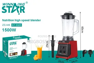 Winning Star Heavy-Duty Blender 1500W 5L