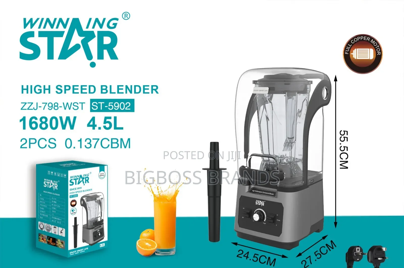 Winning Star High Speed Blender 4.5L