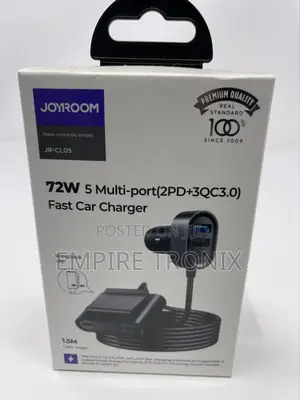 JOYROOM 72W 5 Multi-Port Fast Car Charger