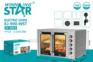 Winning Star Electric Oven Double Door 100L 2800W