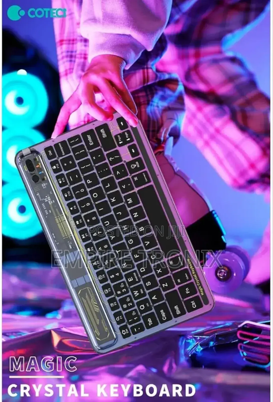 COTECI Stylish Bluetooth Keyboard | Type C