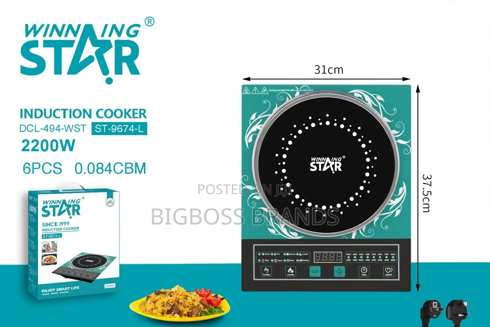 Winning Star Induction Cooker Single Plate