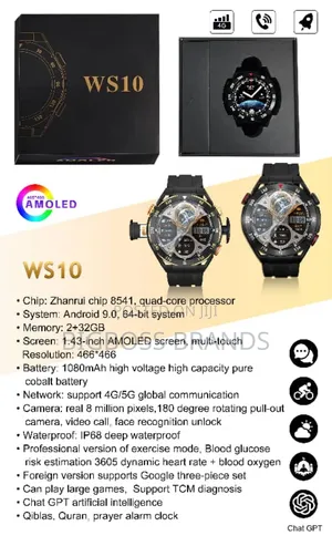 Ws10 SIM Card Smart Watch