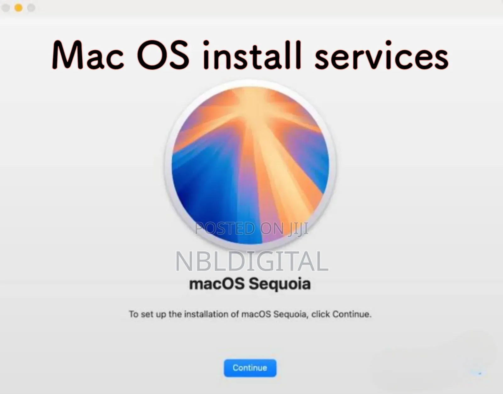 Mac Os System Installation and Application Installation