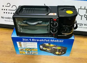 3 in 1 BREAKFAST MAKER
Oven, Fryer and Coffee Maker