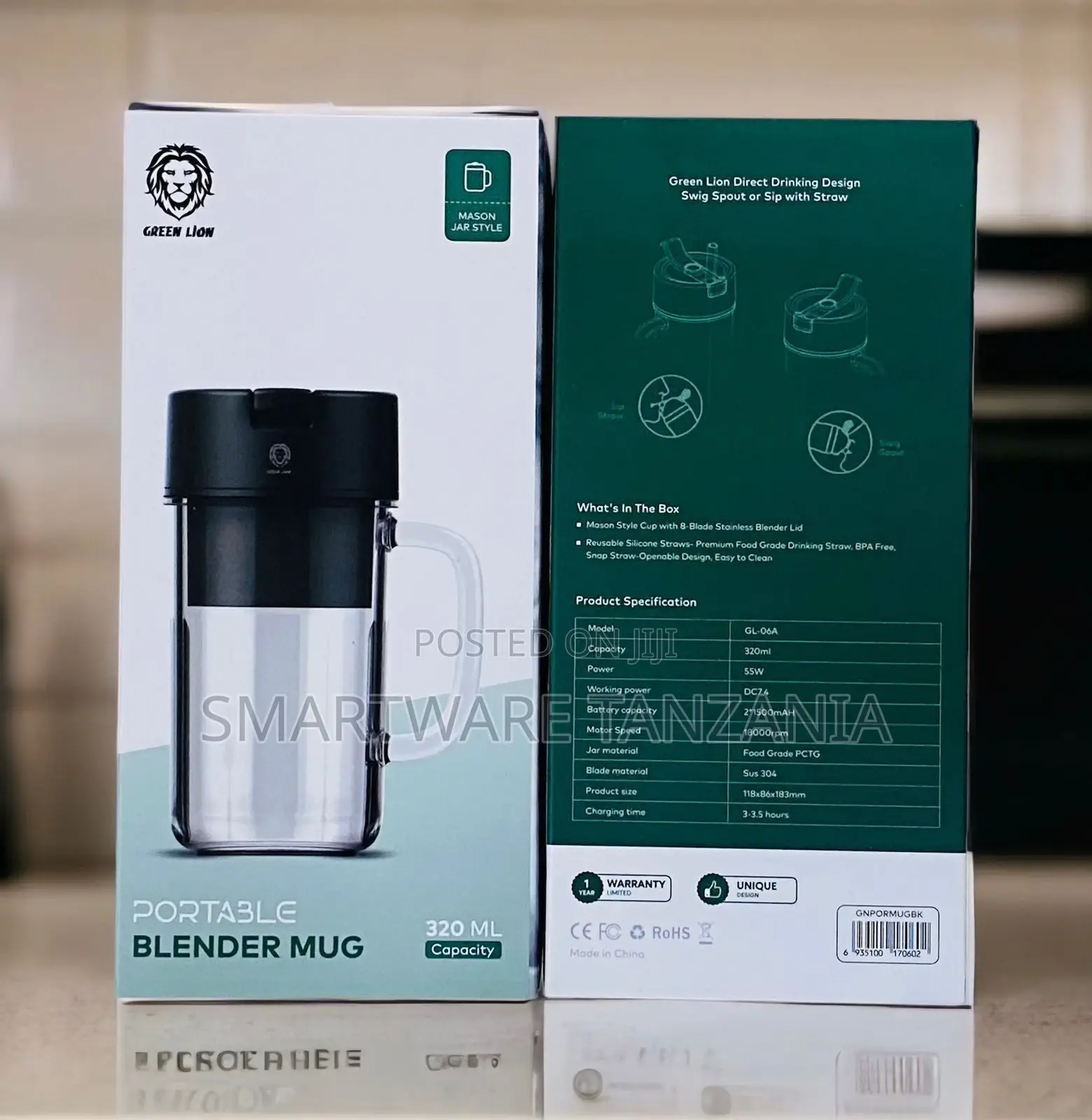 Electric Mug - Beverage Blender For Home, Office, Travel
