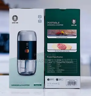 Green Lion Portable Grinder Chopper 300ml 60w - Black