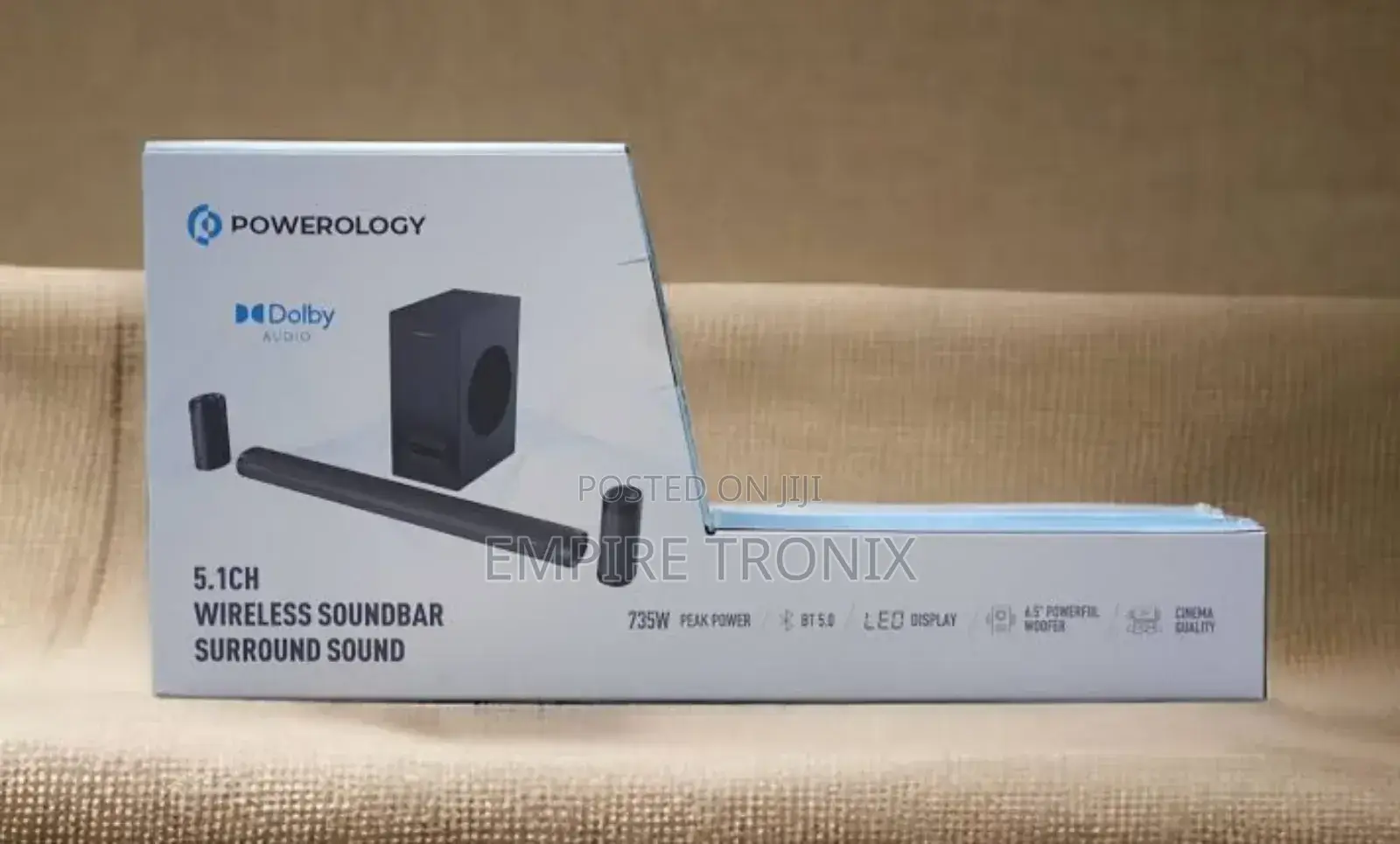 Powerology 5.1CH Soundbar Speaker 735 Watts