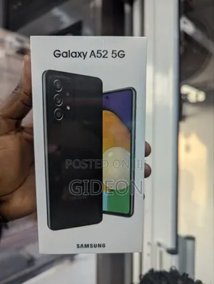 New Samsung Galaxy A52 5G 128 GB Black