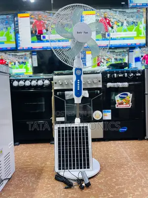 Solar Fan 16 Inch || DC / AC With It’S Solar Panel || HS-188