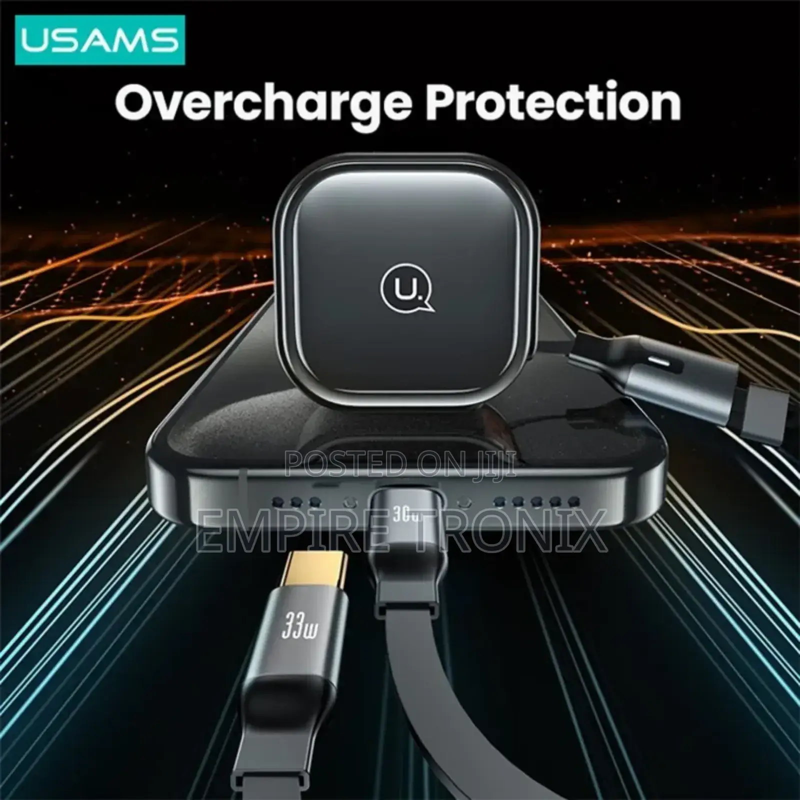 USAMS US-CC220 C41 PD 30W Phone Fast Charging Car Charger