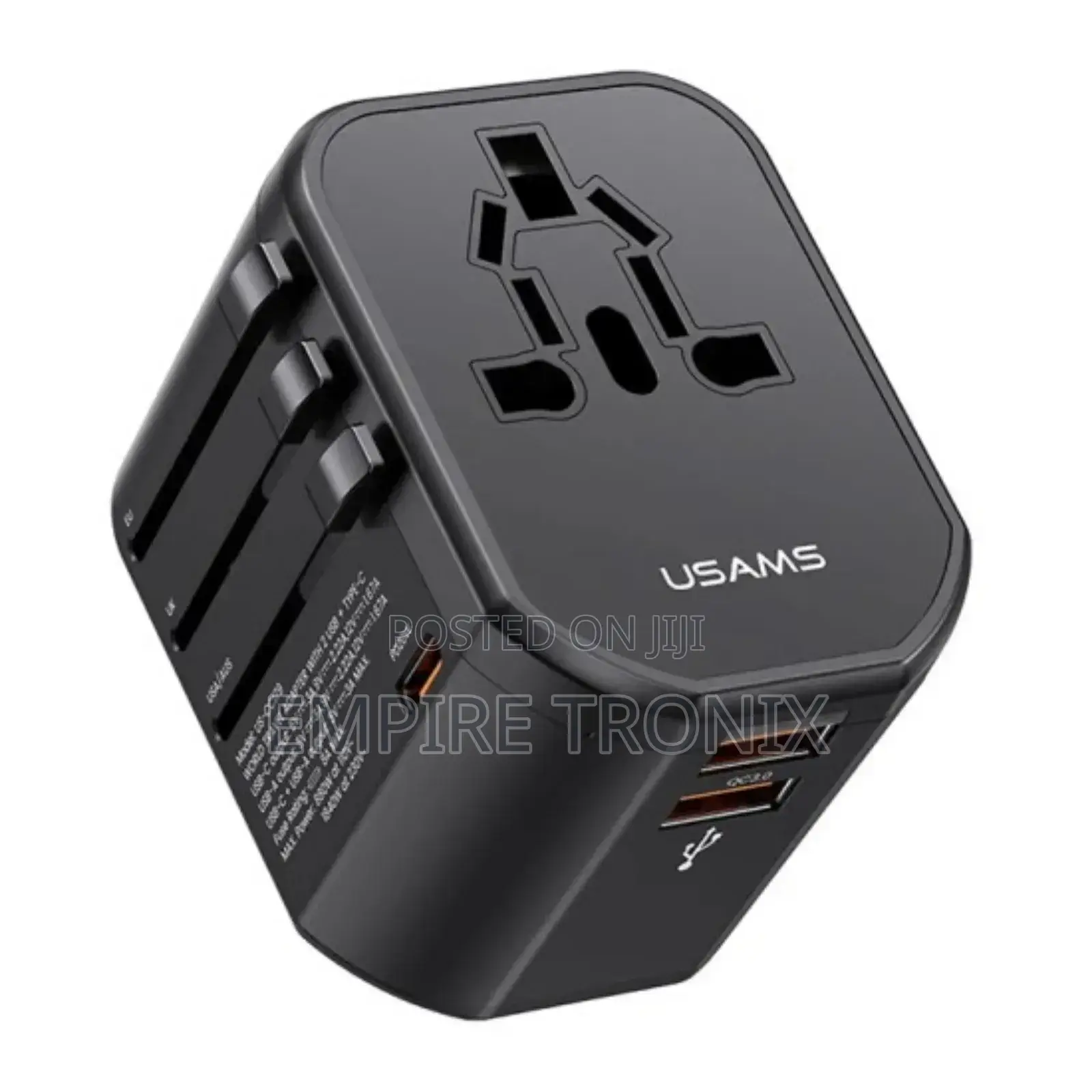 USAMS CC179 T59 20W Fast Charger Power Adapter(Black)