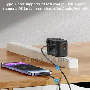 USAMS CC179 T59 20W Fast Charger Power Adapter(Black)