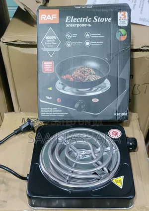 Raf Electric Stove Black
