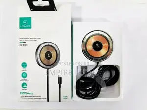 Usams 15W Transparent Magnetic Wireless Charger/Us-Cd183