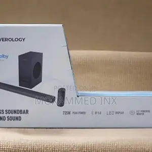 Powerology Soundbar 5.1channel Surround Sound 735watts