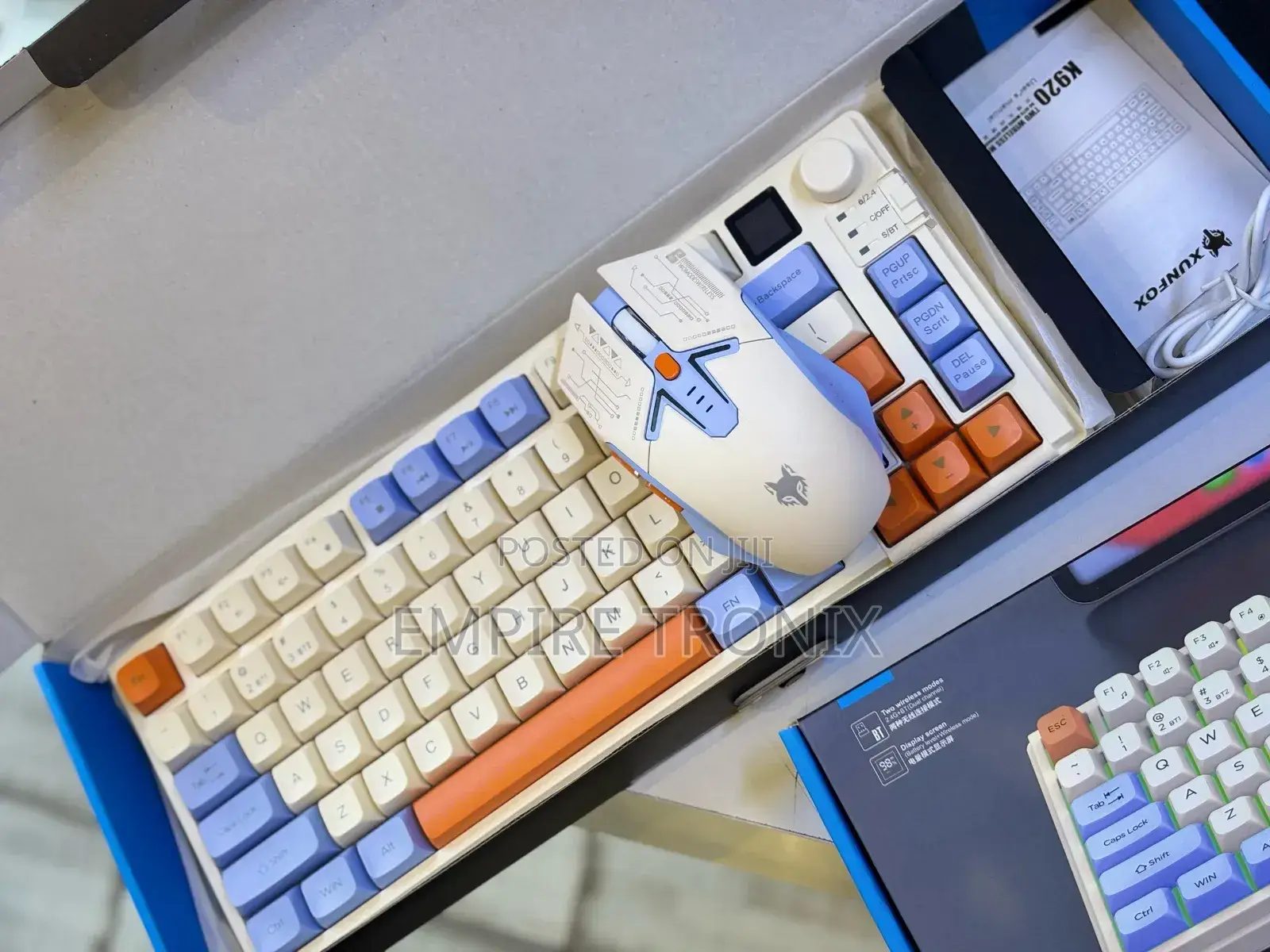 XUNFOX 80-Keys Wireless Bluetooth Keyboard