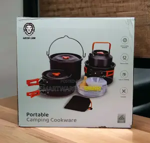 Green Lion Portable Camping Cookware: All-in-1 Nesting Pots