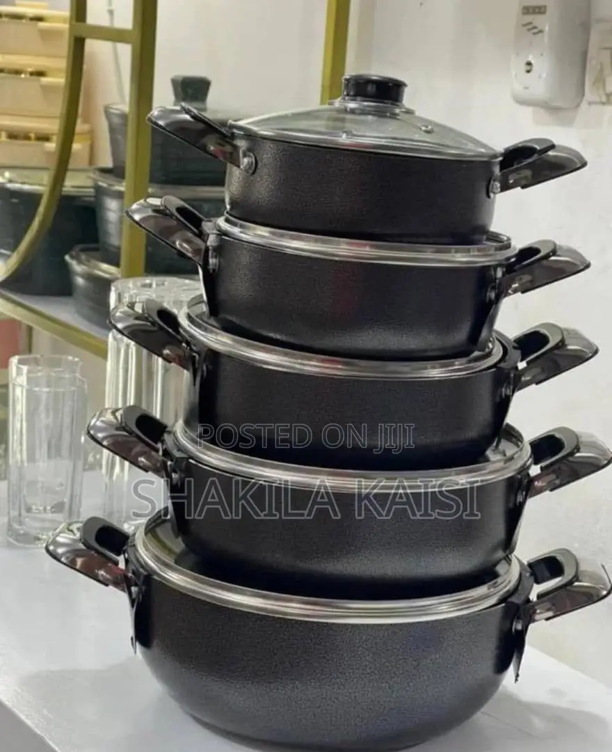 Cookingware/Sufuria Non Sticky 5pcs