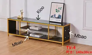 Showcase Tv Stand Kioo Na Mbao