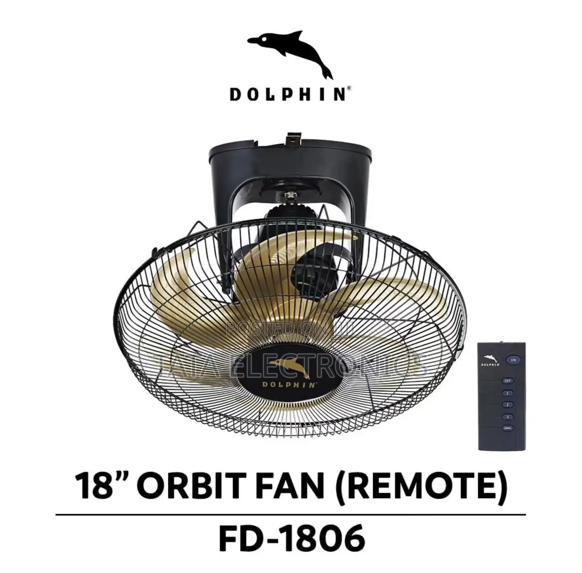 Dolphin 18 Inch Orbit Fan With Remote Control || Fd-1806