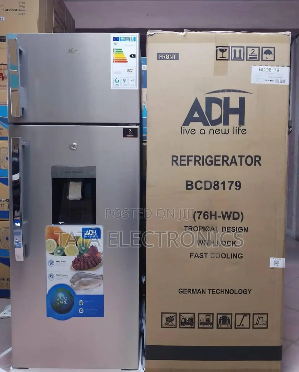 Adh Refrigerator 200 Liter With Water Dispenser || Adf-160