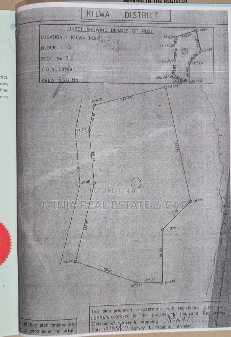 Beach Plot for Sale Kilwa Masoko