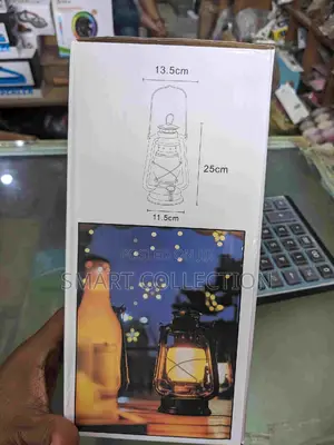 Vintage Led Lantern Retro Like Kerosene With Fireplace Mode