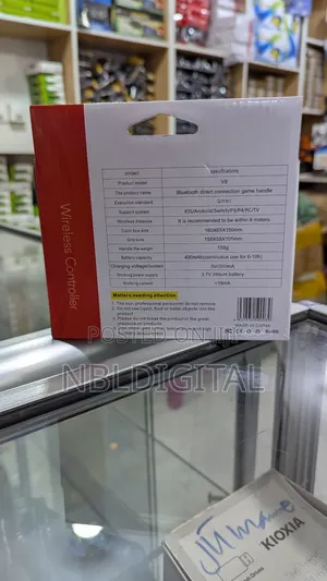 V8 Wireless Game Controller for Android Ios Tv Ps3 and Pc