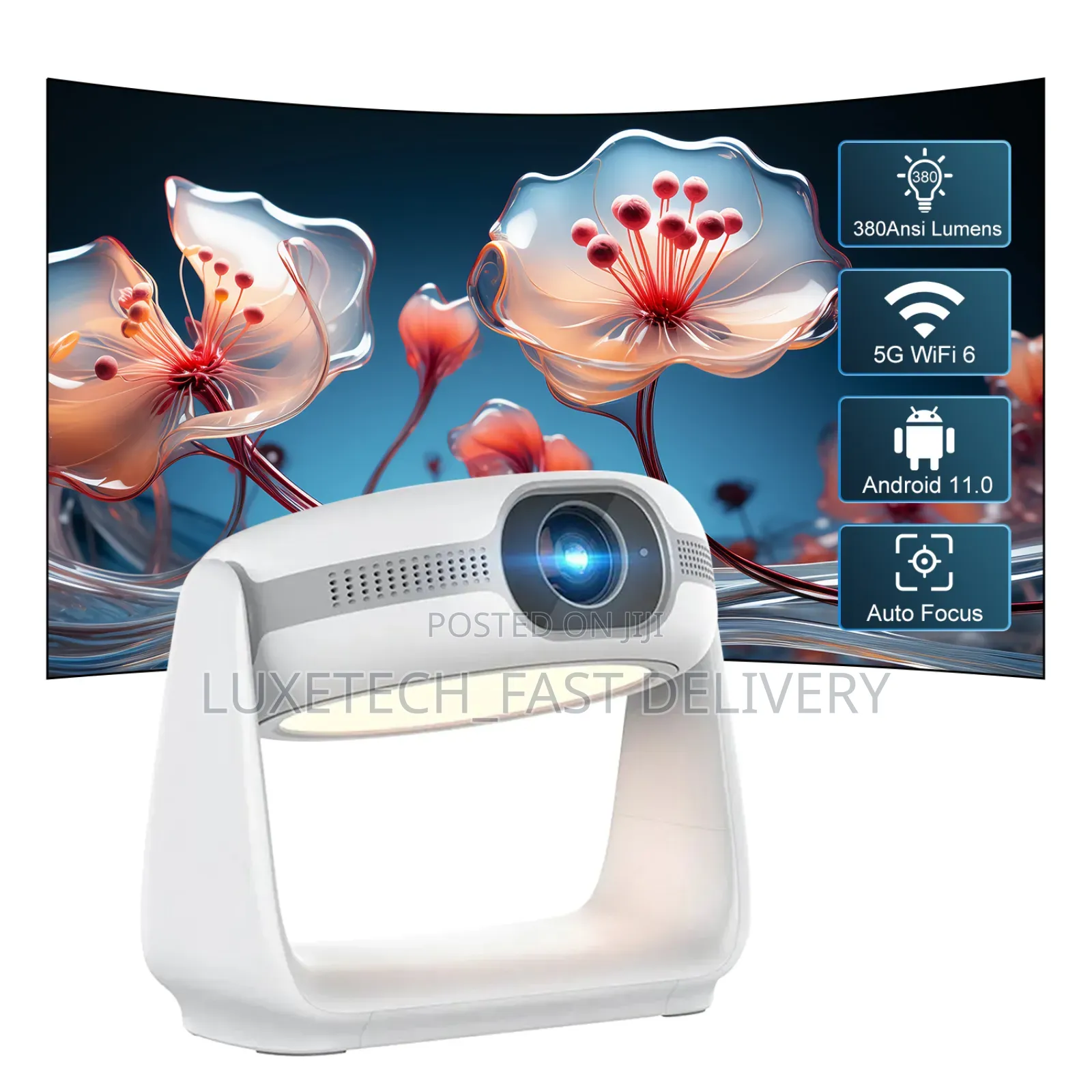 Portable Smart Projector Rechargeable