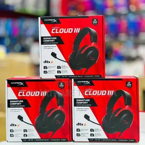 Hyperx Cloud Iii Wired Gaming Headsets, Mic Noise Cancelling