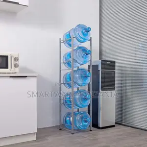 5 Gallon Water Cooler Rack, 5 Tier Water Bottle Storage Rack