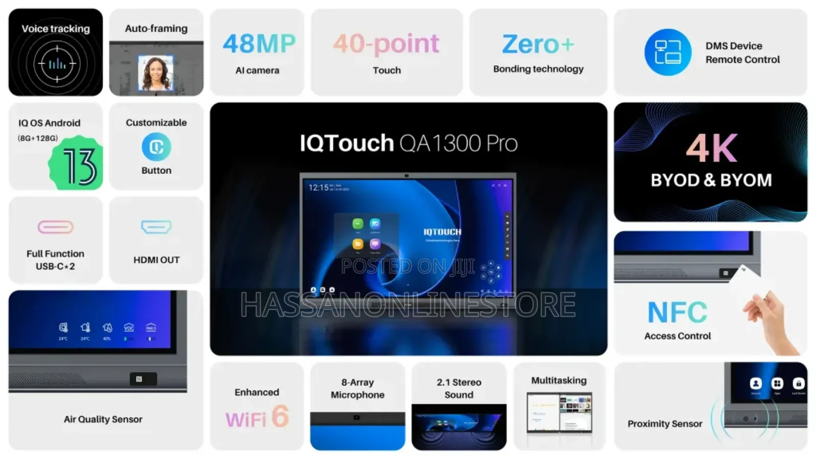 Iq Touch Qa 1300 Pro 110 Inch