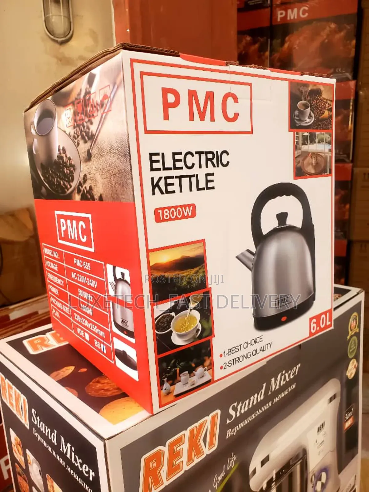 PMC Electric Kettle 6l Fast Boiling Water, Milk, and Tea