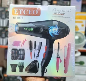 Etceo Professional Hair Dryer Et-5878 for Hair Style,Drying