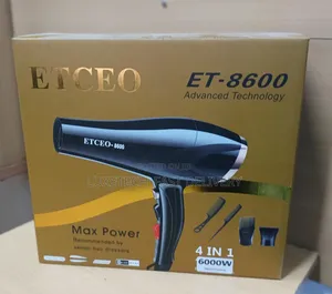Etceo Et-8600 Hair Dryer, a Professional-Grade Styling Tool