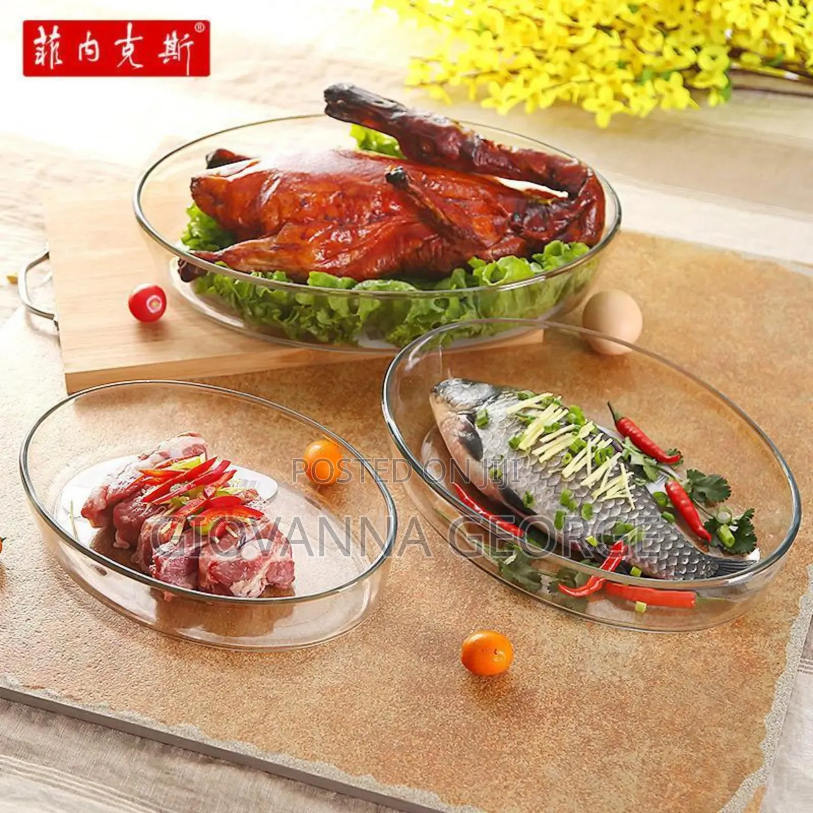 Glass Baking Tray
