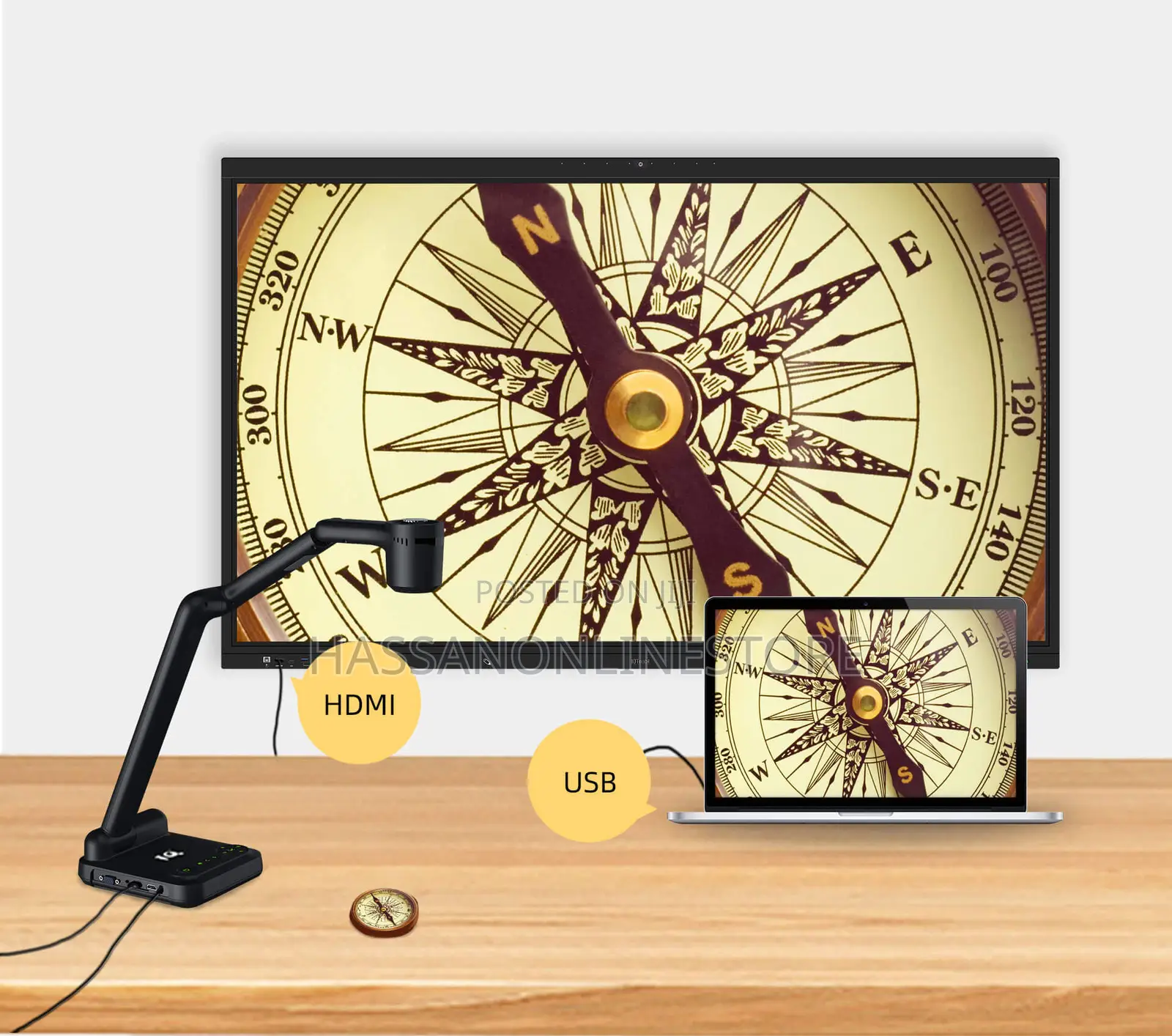 Iqview E4521 Document Camera 10x With Optical Zoom