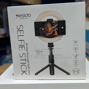 8" Selfie Ring Light With Phone Stand, Desktop Tripod
