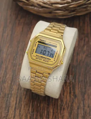 Casio Digital Watch Classic Gold