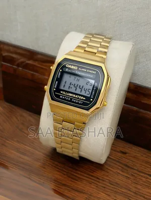 Casio Digital Watch Classic Gold and Black