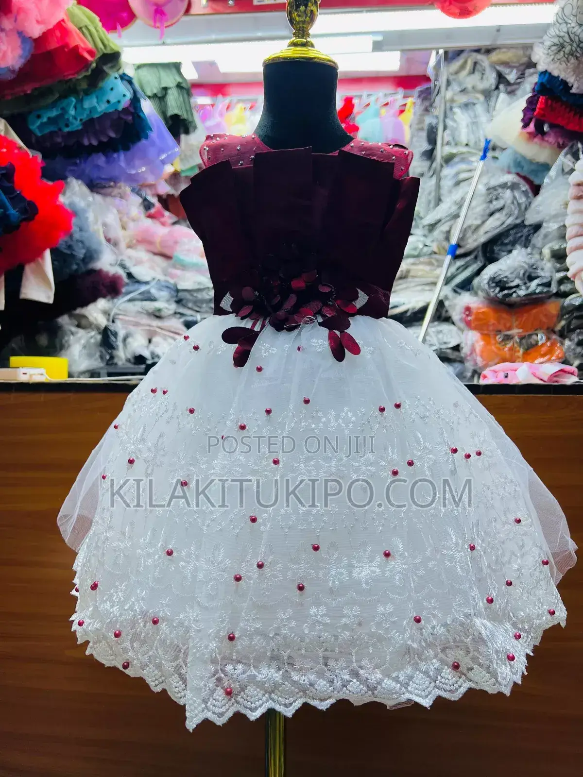 Gown With Shoulder Sleeve