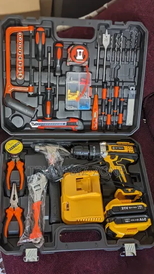 Drill Tools Box Mashine 2battery