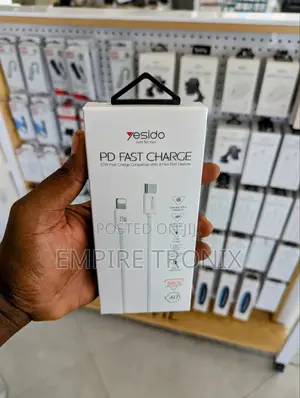 Yesido Ca171 2m 27w Type-C to Lightning Fast Charging Cable