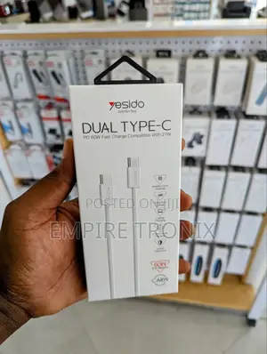 Yesido Ca164 2 Meters 60w Fast Charging Data Cable